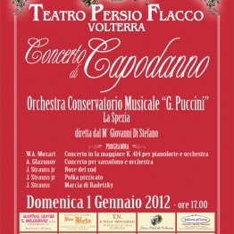 Locandina Concerto di Capodanno 2012